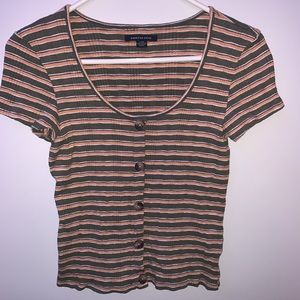 American Eagle stripped shirt